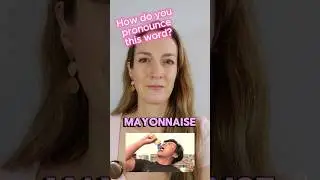 MAYONNAISE 🍟🤍❤️ How do you pronounce this word? #shorts #learnenglish #pronunciation