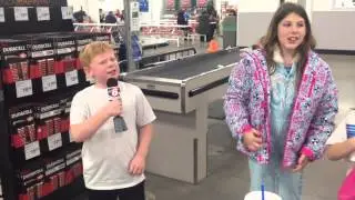 Here is what happens when a TV station leaves their microphone behind.
