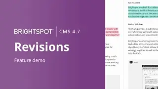 View content history with Revisions