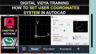 How To Set Up A User Coordinate System In AutoCAD | AutoCAD