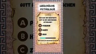 Kannst du diese Quizfragen zur griechischen Mythologie beantworten? #quiz #fy #deutsch #shorts