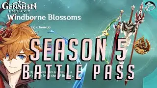 Battle Pass Season 5 ✦ FINALLY R5!!! | Genshin Impact