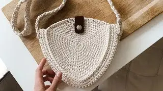 TOP🔥🔥🔥 crochet bag. Triangular bag SHODDI
