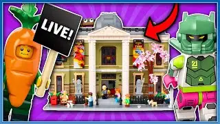 Building the new LEGO MUSEUM set and chatting
