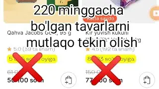 Uzummarketdan 220 000 gacha bo'lgan tavarlarni mutlaqo tekin olish siri otpisaniyaga qarang #uzum