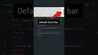 Make Custom Scrollbar In CSS 🔥