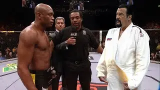 Steven Seagal Real Fight With Anderson Silva  | Aikido Vs MMA