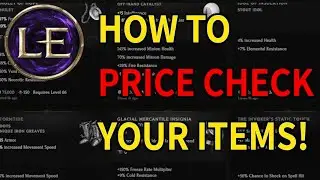 HOW To Price Check YOUR Items In LAST EPOCH! *Outdated*