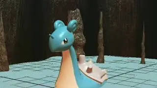 3D Maya - Lapras Fan Animation