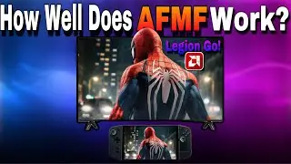 Lenovo Legion Go Is AFMF Better Than Lossless Scaling x3 Which Triple FPS?