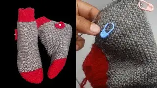 503- Woolen Booties for Girls and Ladies | Brand New Socks Design