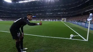 Neymar hypnotising Real Madrid Players with his Dribbling | HD 1080i