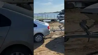 Skoda pulls the boat