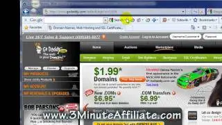 Affiliate Marketing:  How Do You Buy A Domain Name