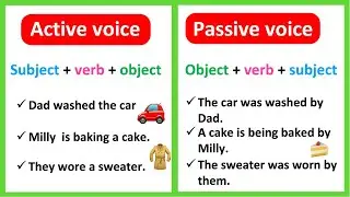 Active and Passive Voice 🗣️ Easy Explanation with Examples