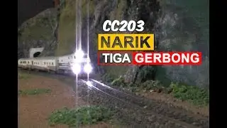 CC203 cuma narik 3 gerbong