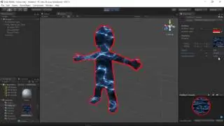 Unity shader : Outline and ScreenSpace texture