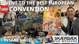 I Went to the BEST European LEGO Convention: Skaerbaek Fan Weekend 2023 HAUL and MOCs!