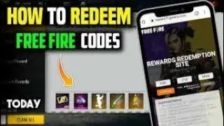 TODAY REDEEM CODE|| FF REWARD ESPORTS.