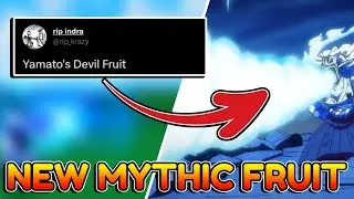 OMG NEW MYTHICAL FRUIT IS COMING IN BLOX FRUITS (YAMATO'S DEVIL FRUIT) 🐺🧊