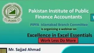 Webinar on Excellence in Excel Essentials