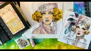 Art Journaling and Coloring with Danise
