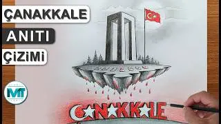 18 MART ÇANAKKALE ZAFERİ - ŞEHİTLİK ABİDESİ ÇİZİMİ 2026 - MEHMET TURHAN