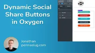 Create Dynamic Social Share Buttons in Oxygen