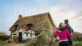 Young Couple Rebuild Abandoned 500 Year Old Cottage Roof | Thatch to Stone Timelapse