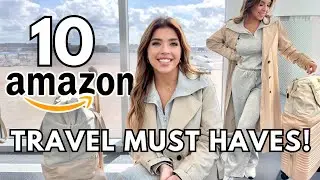 6 FLIGHTS IN 9 DAYS ✈️ Here's What I Packed 🧳 10 AMAZON TRAVEL MUST HAVES 2023 