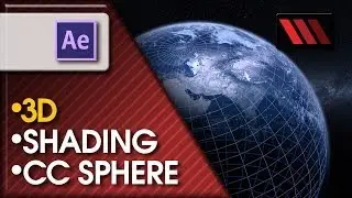 Adobe After Effects CS6 - Applying CC Sphere to a 2D layer (Tutorial by VOXLAB)