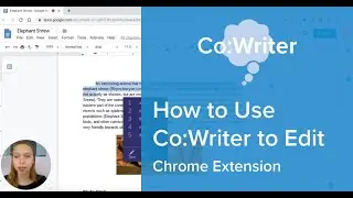 Co:Writer: How to Use Co:Writer to Edit In Chrome