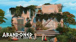 Abandoned Greek House in Tartosa | The Sims 4 Speed Build NO CC