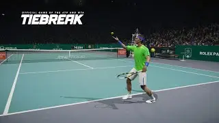 TIEBREAK - Rafael Nadal Vs Roger Federer I Paris Masters I Best Of 3 Set Match (PS5)