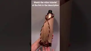 🎁How to pack a bottle as a gift for a man😍