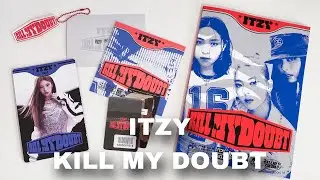 🥊 распаковка альбома ITZY - 'KILL MY DOUBT' (limited ver.) jyp pob 🍰 kpop album unboxing