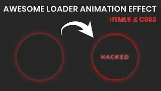 Amazing Loading Animation | Circle Loading Animation Using Only HTML5 | CSS3 | Code4Education | 2020