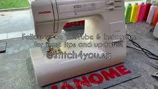 How to Clean & Maintain Your Sewing Machine At Home (featuring Janome HD3000)
