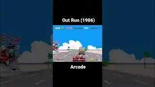 Out Run (1986) - Arcade #shorts