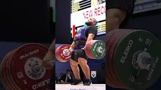 19 y/o Alireza Yousefi 🇮🇷 246kg / 542lbs Junior C&J World Record! 