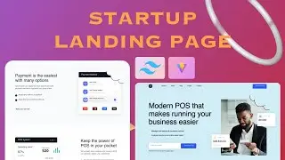 Point of Sales Startup Landing page using vuejs & tailwindcss