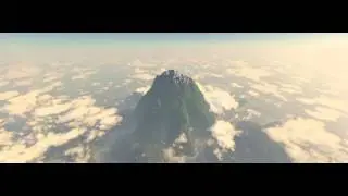 The Island - Large-Scale render Test - Cinema4D