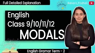 Modals Class 10 | Modals Class 9 | Modals in English Grammar | CBSE | Term 2 | 2022