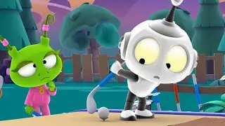 Mini Golf Game | Rob The Robot | Toddler Learning Video