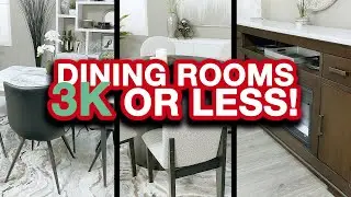 An Entire Dining Room for $3000 or Less! | Designers Den