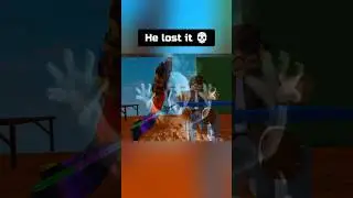 He lost it 💀