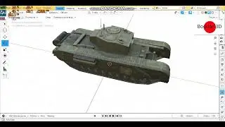 Советский танк (Churchill III_USSR) 3D Модель