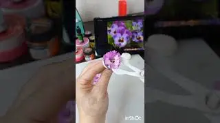 Анютыны Глазки -Фиалка. Творожная крем-паста ♥️ 