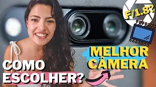 MELHOR CÂMERA DE CELULAR - abertura de lente/megapixel/tamanho do sensor