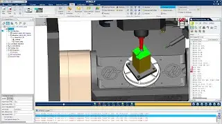 VERICUT CNC Simulation of a Haas VF6